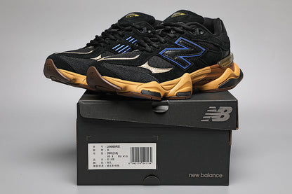 New Balance 9060 Unisex Sneakers Black Yellow
