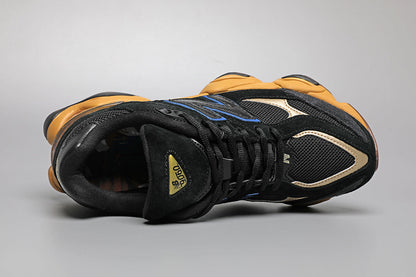 New Balance 9060 Unisex Sneakers Black Yellow