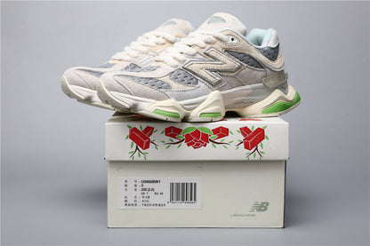 New Balance 9060 -unisex-lenkkarit, beige-vihreät