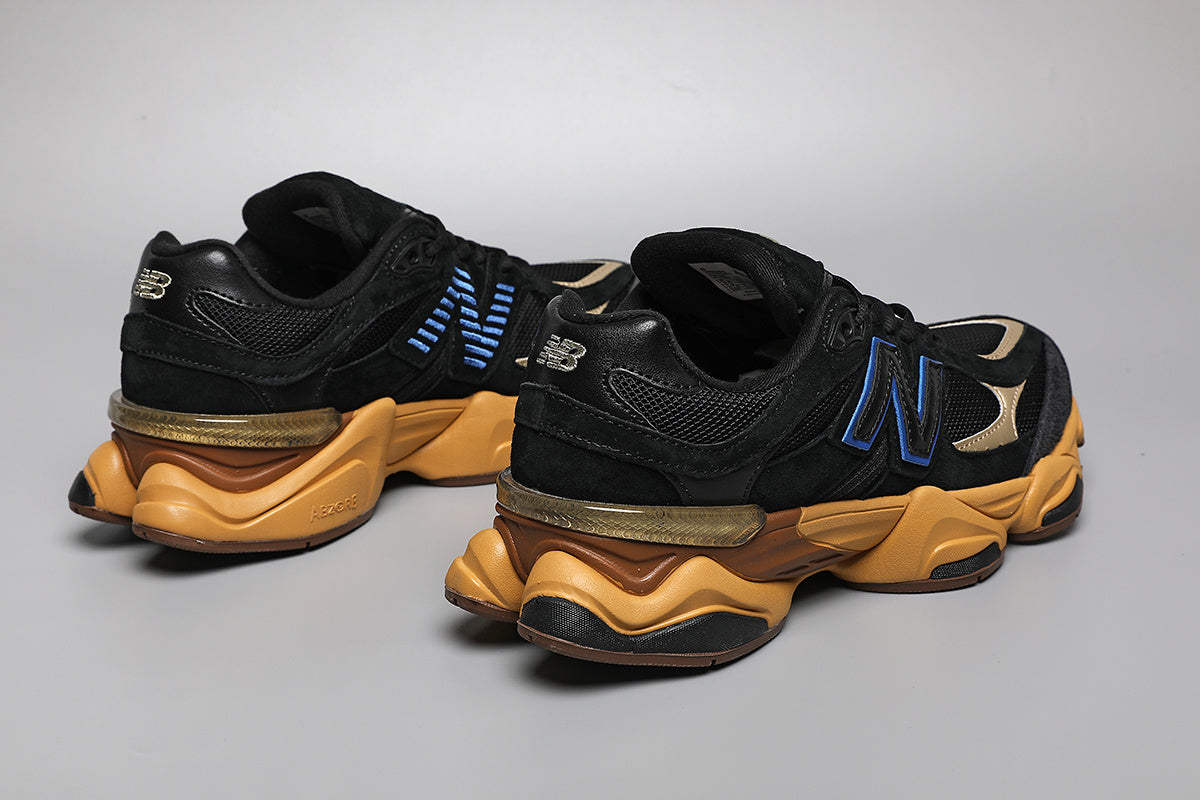 New Balance 9060 Unisex Sneakers Black Yellow