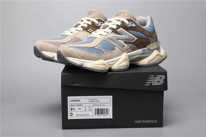 Zapatillas unisex New Balance 9060 marrones y azules
