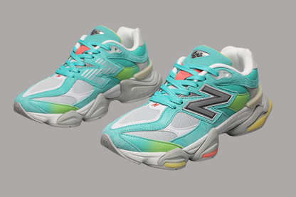 Sneakers unisex New Balance 9060 Cyan Burst