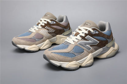 Zapatillas unisex New Balance 9060 marrones y azules
