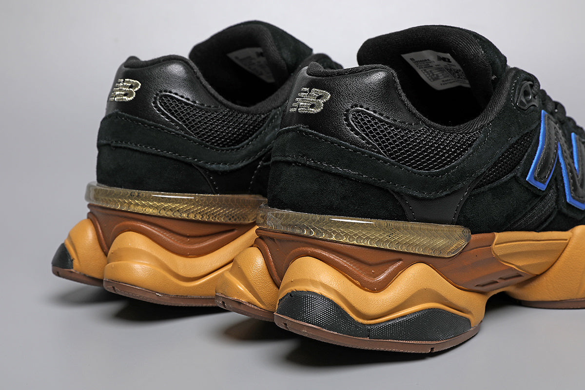 New Balance 9060 Unisex Sneakers Black Yellow