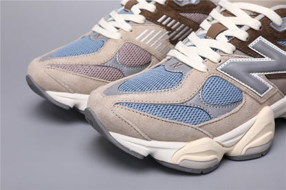 Zapatillas unisex New Balance 9060 marrones y azules