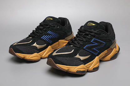 New Balance 9060 Unisex Sneakers Black Yellow
