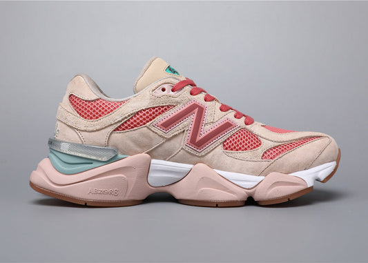 New Balance 9060 Unisex Sneakers Beige Pink