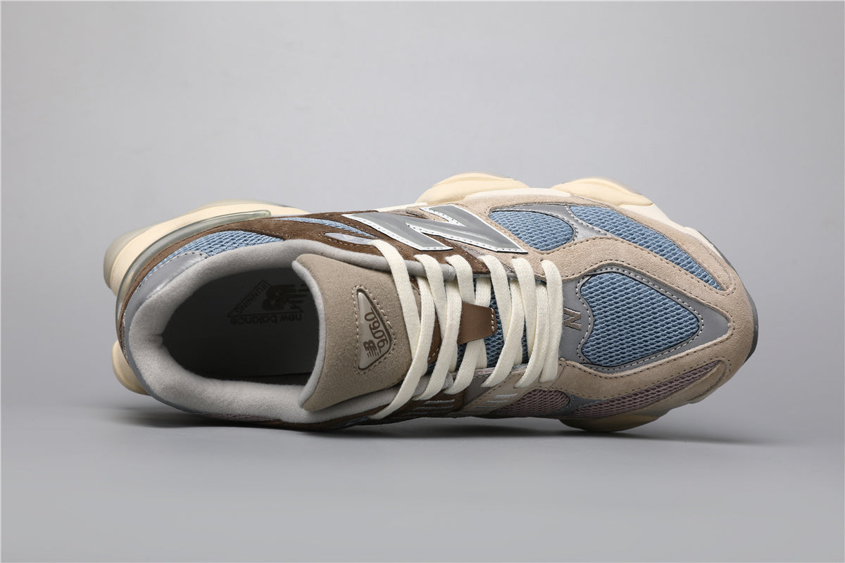 Zapatillas unisex New Balance 9060 marrones y azules
