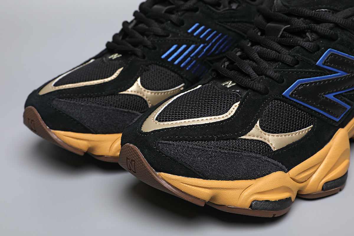 New Balance 9060 Unisex Sneakers Black Yellow