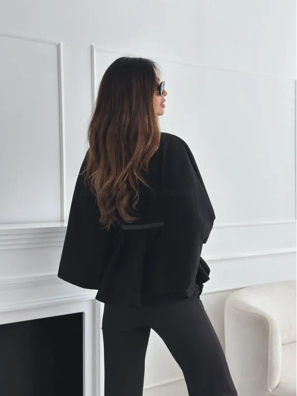 Mila Women's Belted Poncho