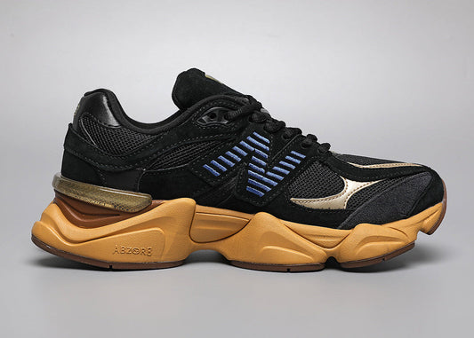 New Balance 9060 Unisex Sneakers Black Yellow