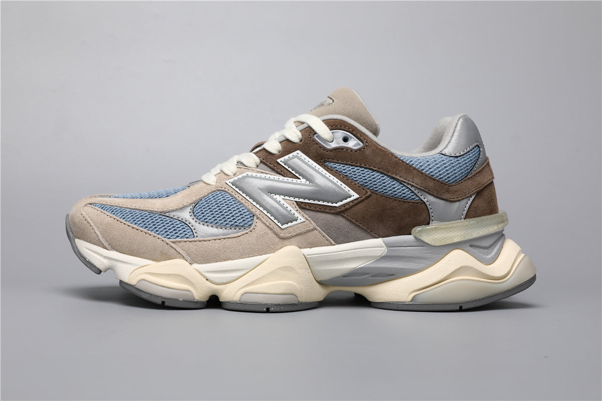 Zapatillas unisex New Balance 9060 marrones y azules